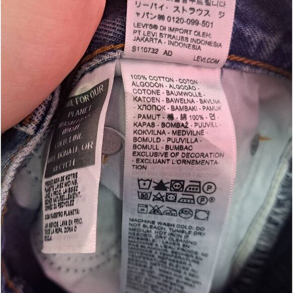 Levi's Premium Big E Women's XL Straight Denim size 28 - Picture 11 of 12